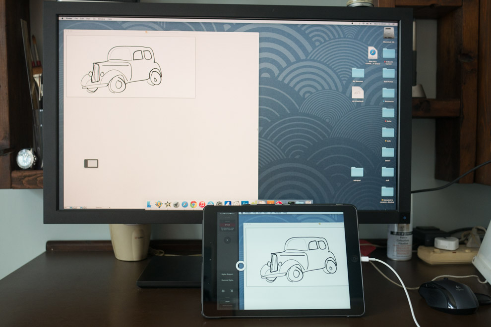 use ipad as drawing tablet for mac